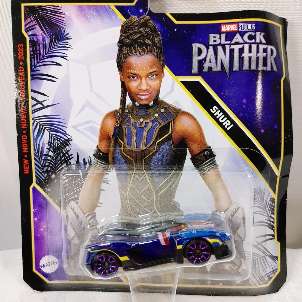 Hot Wheels Black Panther Shuri Purple Character Cars Marvel Studios - Picture 2 of 4